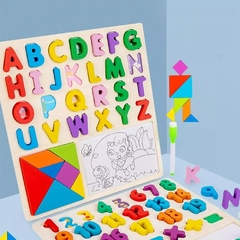 ENCAIXE DIVERTIDO E QUADRO BRANCO MDF SORTIDO TOY MIX - comprar online