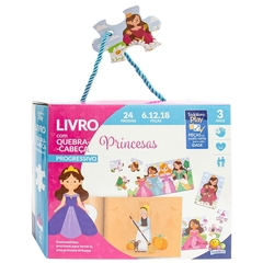LIVRO C/QUEBRA CABEÇA 3 ANOS PRINCESAS TODOLIVRO