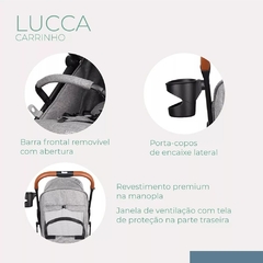 Imagem do CARRINHO LUCCA PRETO INFANTI