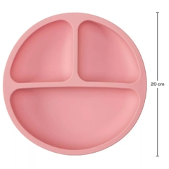 PRATO EM SILICONE COM VENTOSA ROSA BUBA na internet