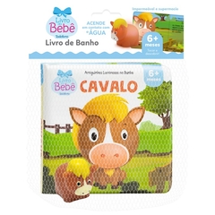 LIVRO DE BANHO AMIGUINHOS LUMINOSOS CAVALO TODO LIVRO