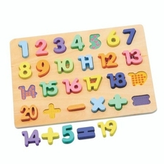 ENCAIXE DIVERTIDO NUMEROS MDF TOY MIX