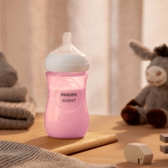 MAMADEIRA PETALA 3.0 260ML ROSA PHILIPS AVENT - comprar online