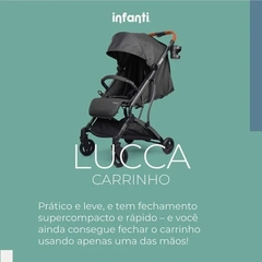 CARRINHO LUCCA PRETO INFANTI - comprar online