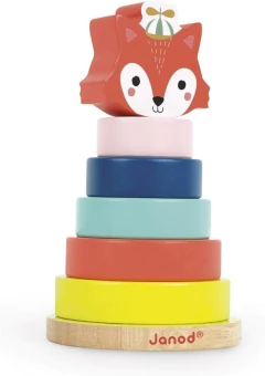 RAPOSA DE EMPILHAR 7 PECAS BABY FOREST - JANOD na internet