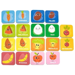 LIVRO C/JOGO MEMORIA 2 ANOS ALIMENTOS TODOLIVRO - loja online