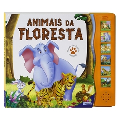 LIVRO MUNDO DOS ANIMAIS COM SONS ANIMAIS DA FLORESTA