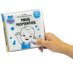Imagem do LIVRO OLA, BEBE! UM LIVRINHO CONTRASTE DE BANHO:MEUS MOMENTOS TODO LIVRO