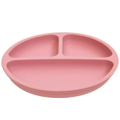 PRATO EM SILICONE COM VENTOSA ROSA BUBA - comprar online
