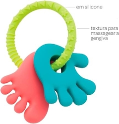 MORDEDOR MAOZINHA E PEZINHO ROSA/AZUL BUBA - comprar online