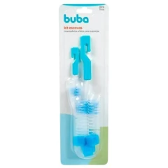 KIT ESCOVAS MAMADEIRA E BICO COM ESPONJA AZUL BUBA na internet