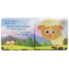 LIVRO DE BANHO AMIGUINHOS LUMINOSOS OVELHA TODO LIVRO - loja online