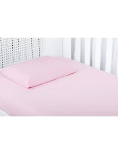 LENCOL E FRONHA BERCO MALHA 02 PCS ROSA BATISTELA - comprar online