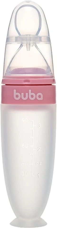 COLHER DOSADORA EM SILICONE COM VENTOSA ROSA BUBA - comprar online