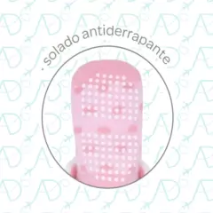 Meias Antiderrapantes com Chocalho C/02 06-12 Meses Buba