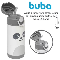 GARRAFA TERMICA PAREDE DUPLA GUMY PANDA 400ML BUBA - comprar online