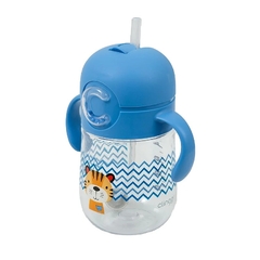 COPO TRITAN C/CANUDO E VÁLVULA TIGRE 300ML CLINGO