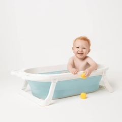 BANHEIRA DOBRAVEL AZUL BUBA - AD baby | Roupas e Acessórios nacionais e importados