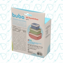 KIT 3 POTINHOS 250/350/550ML GUMY PAPINHA BEBE BUBA