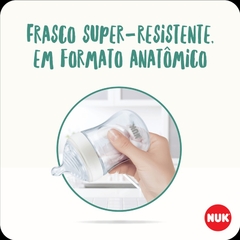 MAMADEIRA ANTICÓLICA ESSENCE SMART FLOW ROSA 270ML NUK - comprar online