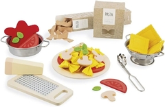 CONJUNTO MINI CHEF ITALIANO MASSAS COM 30 PECAS JANOD
