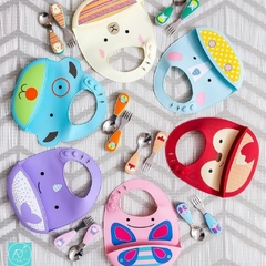 BABADOR DE SILICONE CATA MIGALHAS ZOO SKIP HOP - comprar online