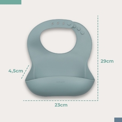 BABADOR SILICONE AZUL INFANTI - AD baby | Roupas e Acessórios nacionais e importados