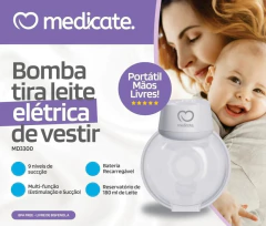 BOMBA TIRA LEITE ELETRICA DE VESTIR - MEDICATE na internet