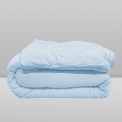 EDREDOM MARSHMALLOW AZUL 98X150 LACO BEBE