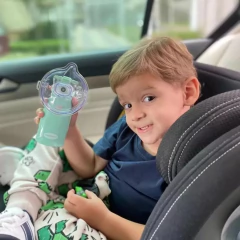 INALADOR MD-4700 BL AIR MESH COLORS BABY LILAS MEDICATE - comprar online