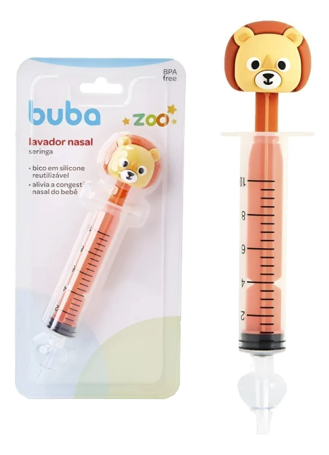 LAVADOR NASAL SERINGA BUBA ZOO LEÃO - BUBA