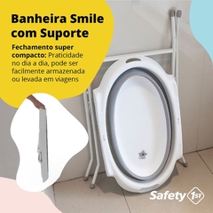 BANHEIRA SMILE COM SUPORTE GREY SAFETY 1 - comprar online