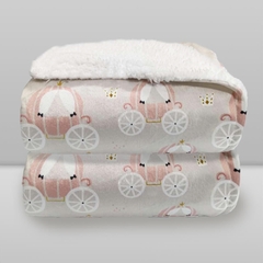COBERTOR INF 0,75X1,00 SHERPAM PRINTED CARRUAGEM LAÇO BEBE