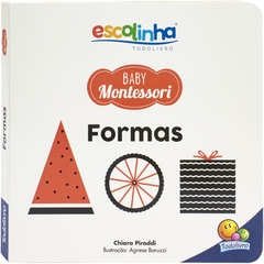 LIVRO CAPA DURA MONTESSORI DE CONTRASTE FORMAS TODO LIVRO