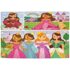 LIVRO C/QUEBRA CABEÇA 3 ANOS PRINCESAS TODOLIVRO - AD baby | Roupas e Acessórios nacionais e importados