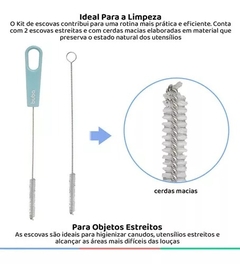 KIT ESCOVAS PARA CANUDO AZUL BUBA na internet
