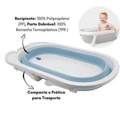 BANHEIRA DOBRAVEL AZUL BUBA - comprar online