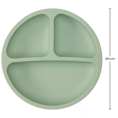 PRATO EM SILICONE COM VENTOSA VERDE BUBA na internet