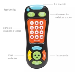 CONTROLE REMOTO MUSICAL PRETO - SORTIDO BUBA - AD baby | Roupas e Acessórios nacionais e importados