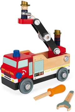 CAMINHAO DE BOMBEIROS COM 45 PECAS BRICO KIDS JANOD - comprar online