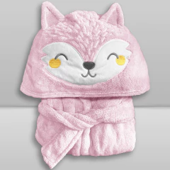 ROUPAO INF LACO RAPOSA RRR ROSA BEBE 3-4 ANOS LAÇO BEBE