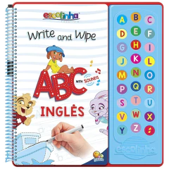 LIVRO ESCREVA APAGUE ABC C/SONS INGLES TODOLIVRO