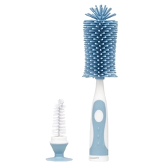 ESCOVA P/MAMADEIRA EM SILICONE AZUL BUBA - comprar online