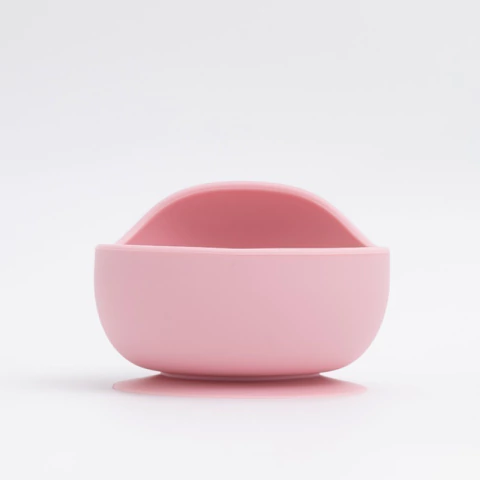 BOWL INFANTIL DE SILICONE COM VENTOSA ROSA - PETIT PIA