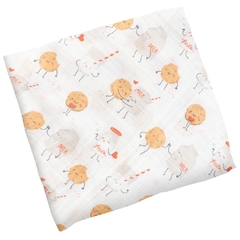 FRALDA DE MUSLIN COOKIES E LEITE STEPHEN JOSEPH