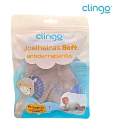 JOELHEIRA ANTIDERRAPANTE AZUL/CINZA CLINGO - AD baby | Roupas e Acessórios nacionais e importados