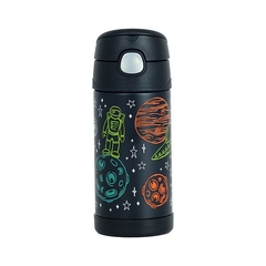 GARRAFA TERMICA FUNTAINER F401 ESPACO PRETA 355ML THERMOS