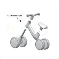 BICICLETA DE EQUILIBRIO E-LITE RIDER OFF WHITE/ROSA PREMIUM BABY - comprar online