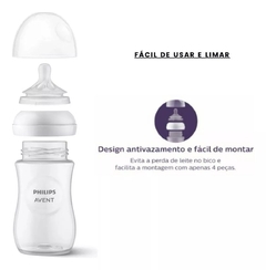 KIT 03 MAMADEIRA PETALA 3.0 125/260/360ML ROSA AVENT - comprar online