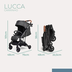 CARRINHO LUCCA PRETO INFANTI - AD baby | Roupas e Acessórios nacionais e importados